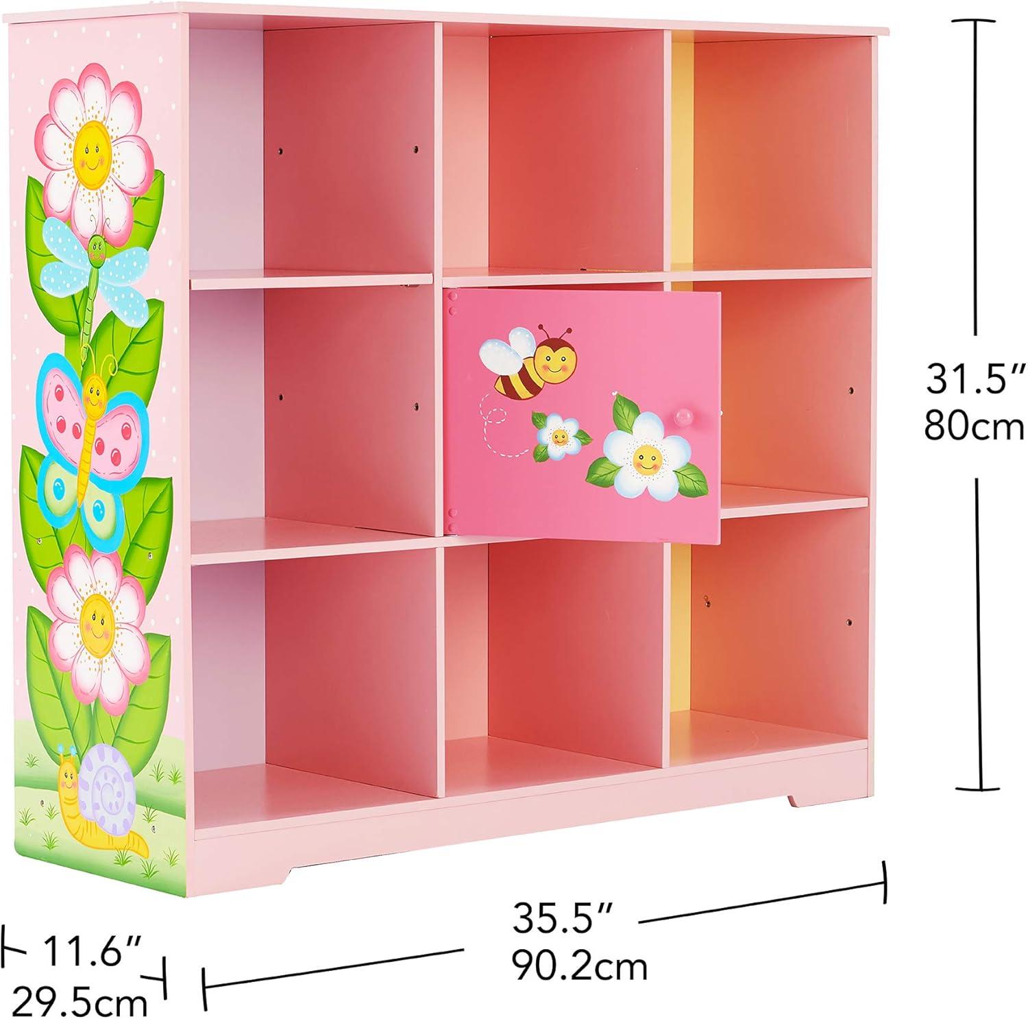 Magic Garden 31.5" H x 35.5" W Cube Bookcase