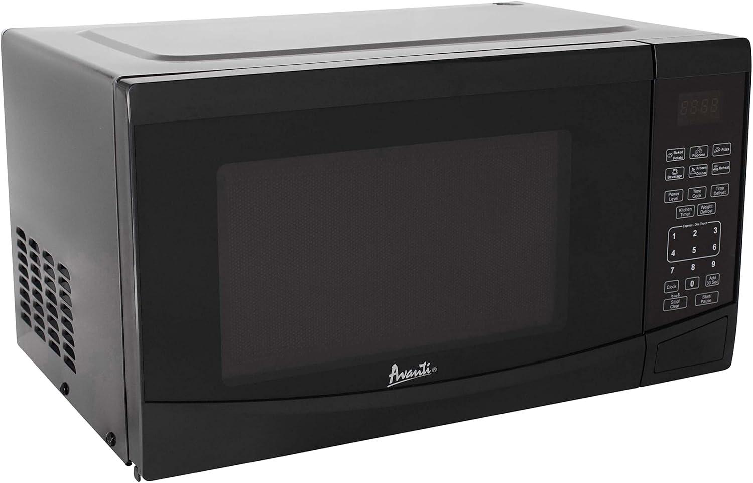 Avanti Products Avanti Countertop Microwave Oven, 0.9 cu. ft. MT09V1B