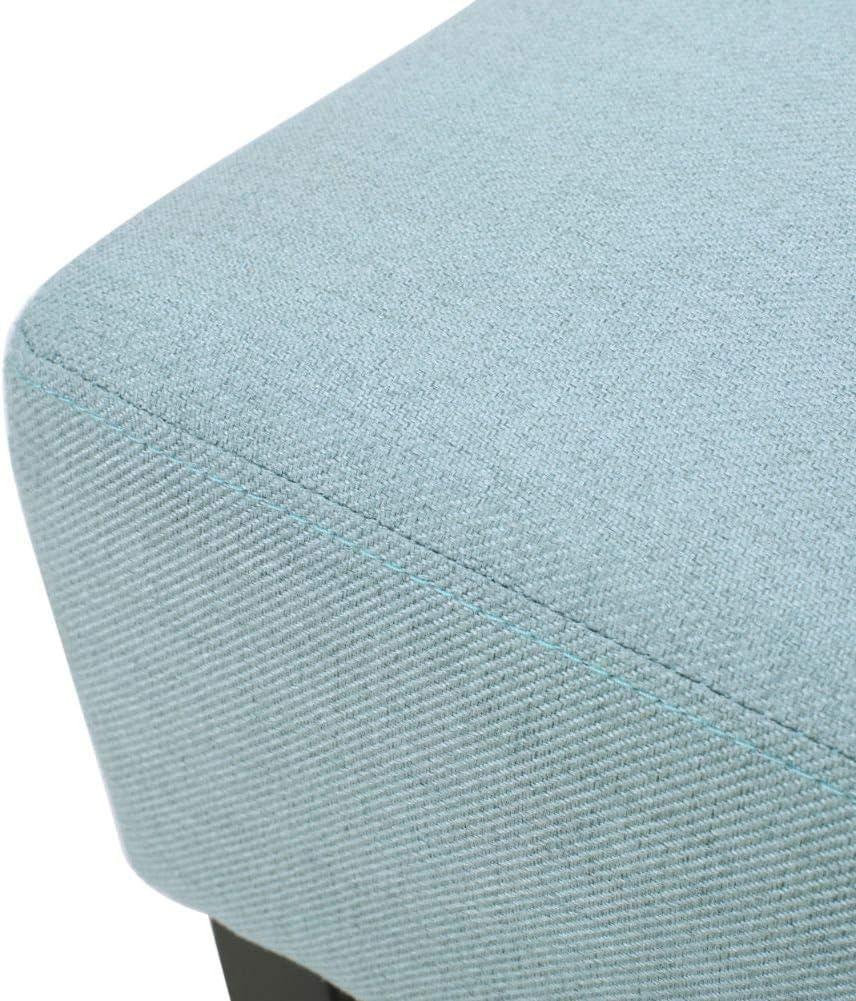 Christopher Knight Home 25.75" Set of 2 Lopez Counter Height Barstool Light Blue: Upholstered, Rubberwood Legs