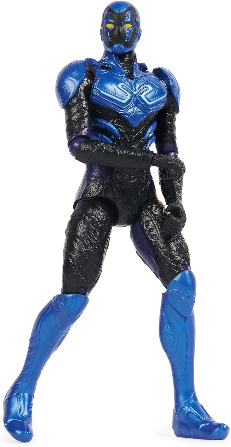 DC Comics, Hero-Mode Blue Beetle Action Figure, 12-inch, Easy to Pose, Blue Beetle Movie Collectible Superhero Kids Toys for Boys & Girls, Ages 3+