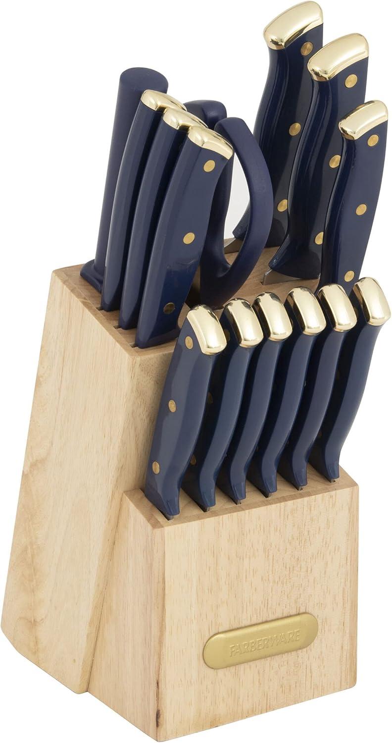 Farberware Farberware 15-Piece Triple Riveted Knife Block Set