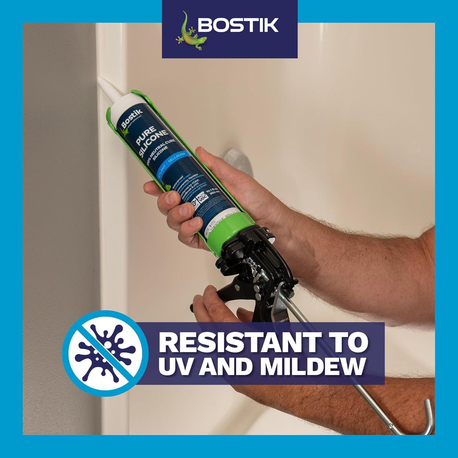 BOSTIK Bostik Silicone Caulk 10.1 oz