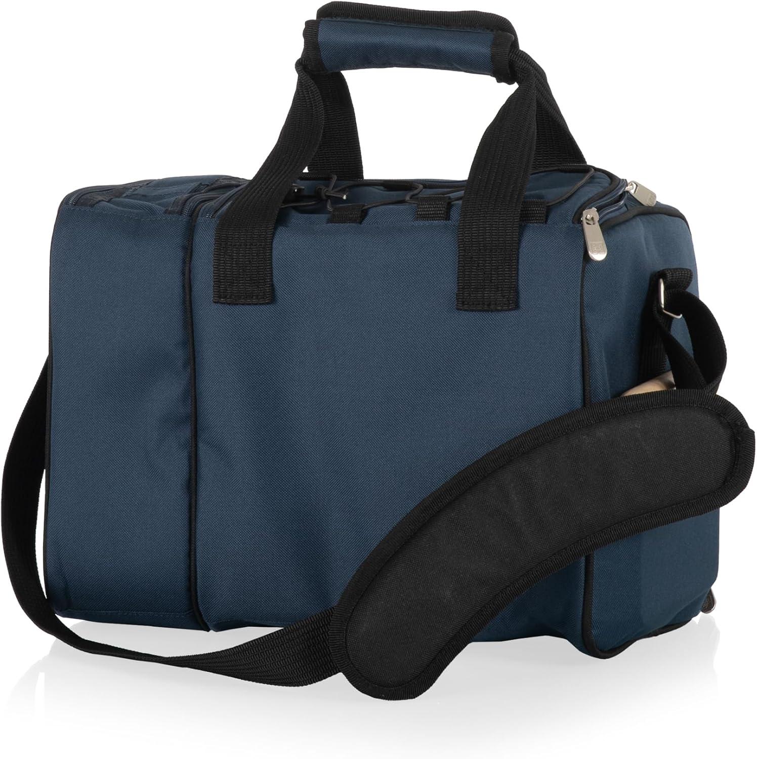 Softsided Cooler Picnic Basket Blue/Black - Picnic Time