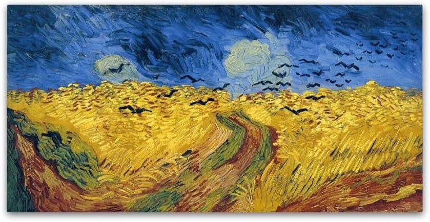 Vincent Van Gogh Wheatfield with Crows Framed Canvas Art