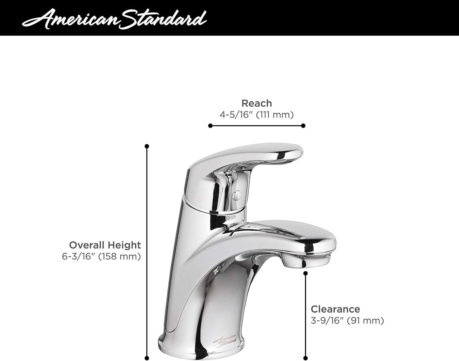 Colony Pro Single-Handle Brushed Nickel Bathroom Faucet with Pop-Up Drain