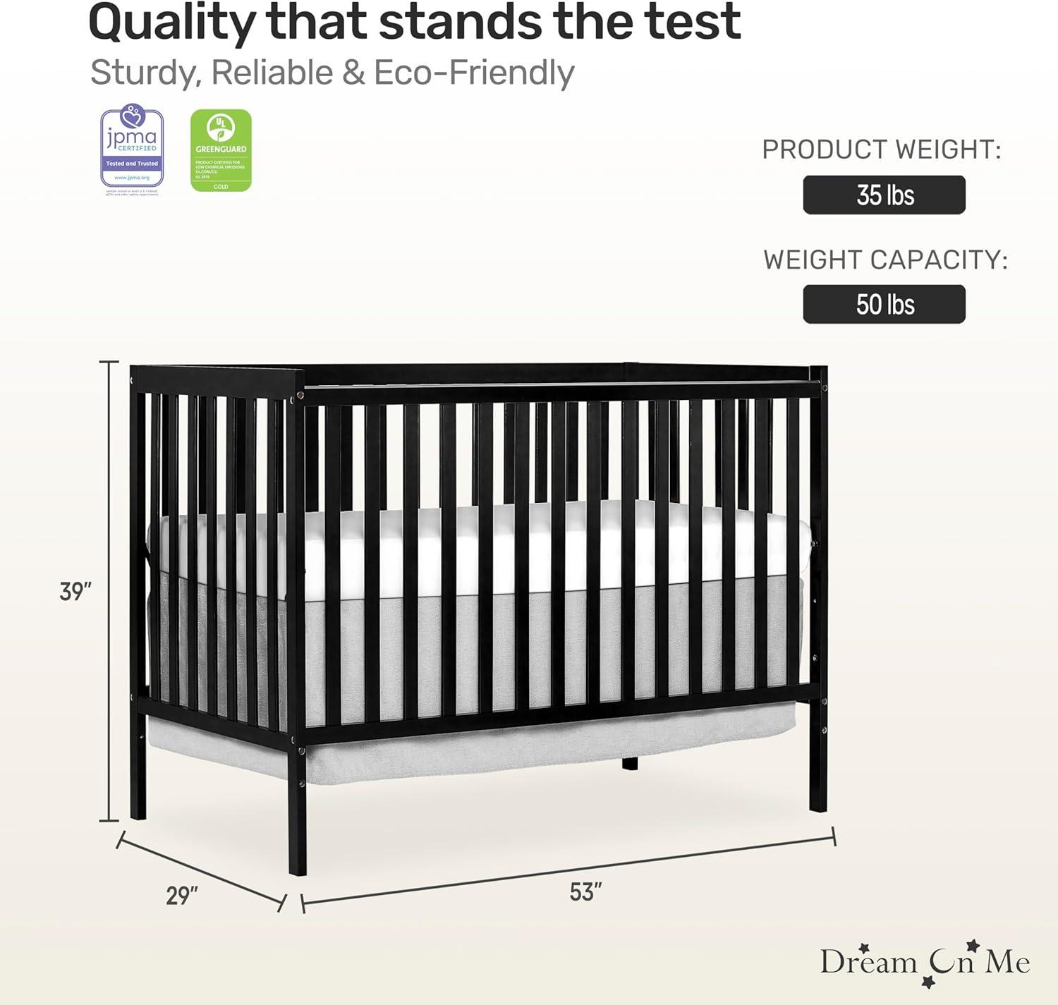 Dream On Me Synergy Convertible Crib
