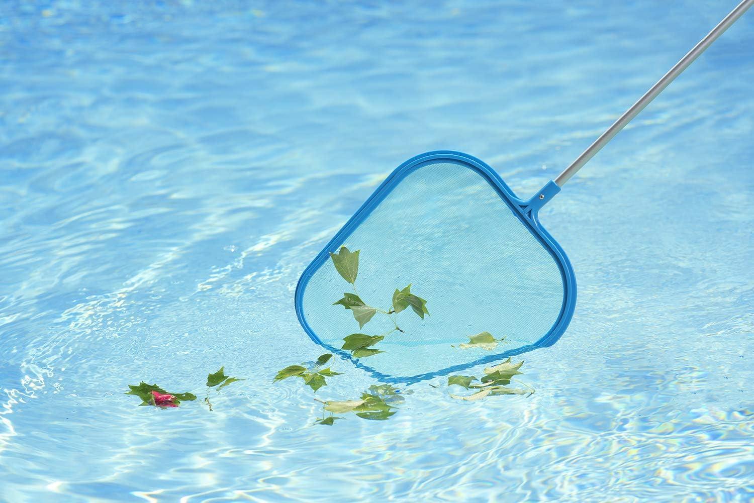 Poolmaster Swimming Pool Leaf Skimmer with 4" 2pc Pole - Essential Collection