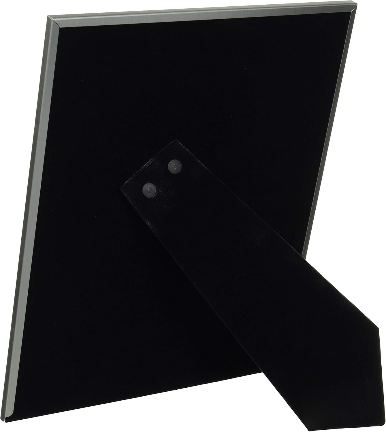 Lawrence Frames Brushed Silver 8x10 Metal Picture Frame