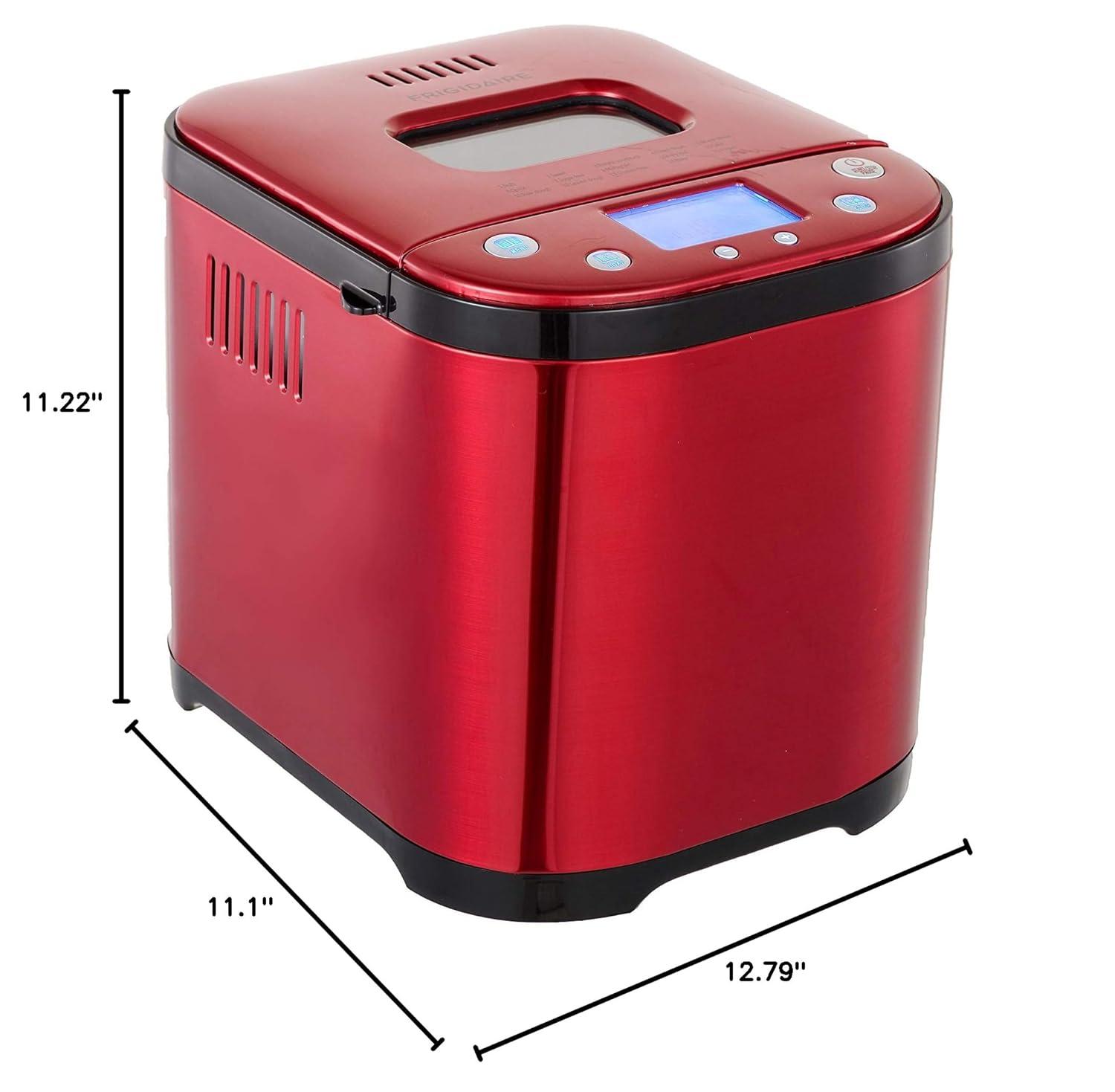 CULINARY CHEF Automatic Bread Maker, Red