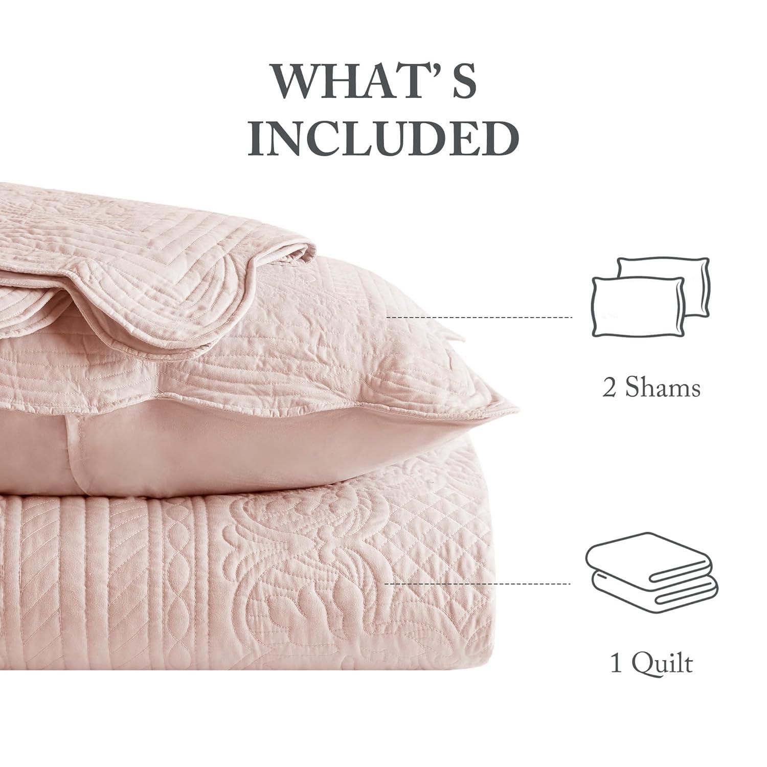 Tuscany Scalloped Edge Quilt Set