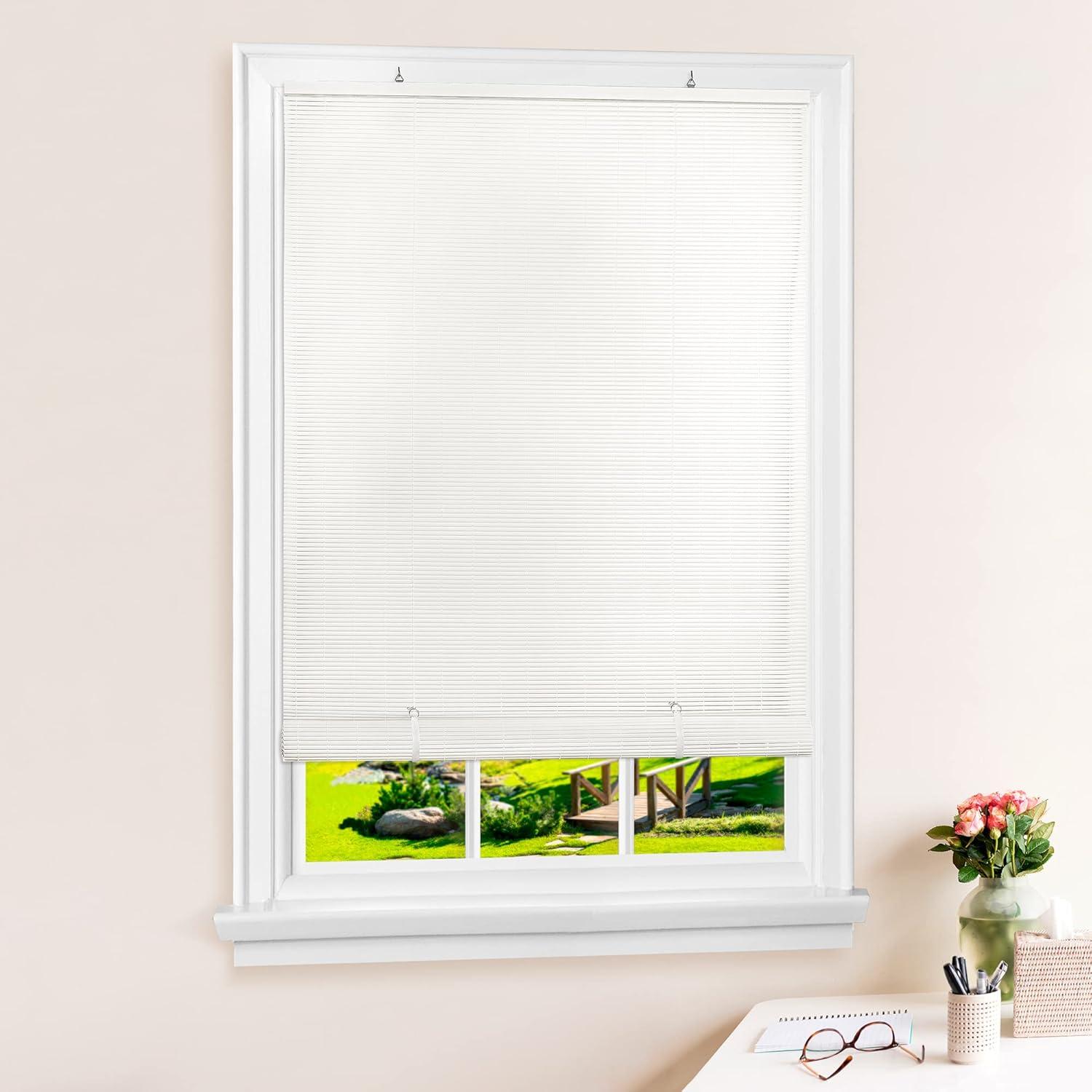 Ergode Cordless Solstice Vinyl Roll-Up Blind 30x72 - White