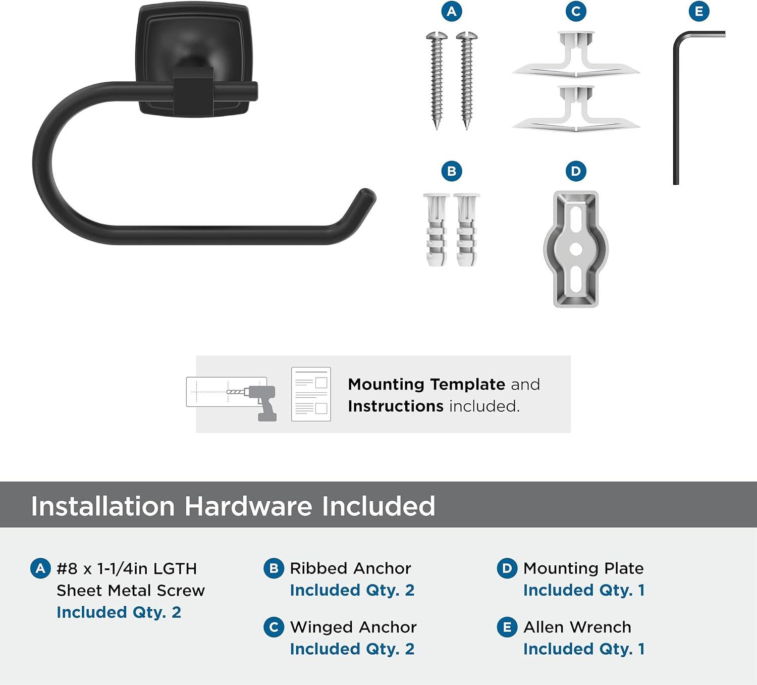 Stature Wall Mount Toilet Paper Holder