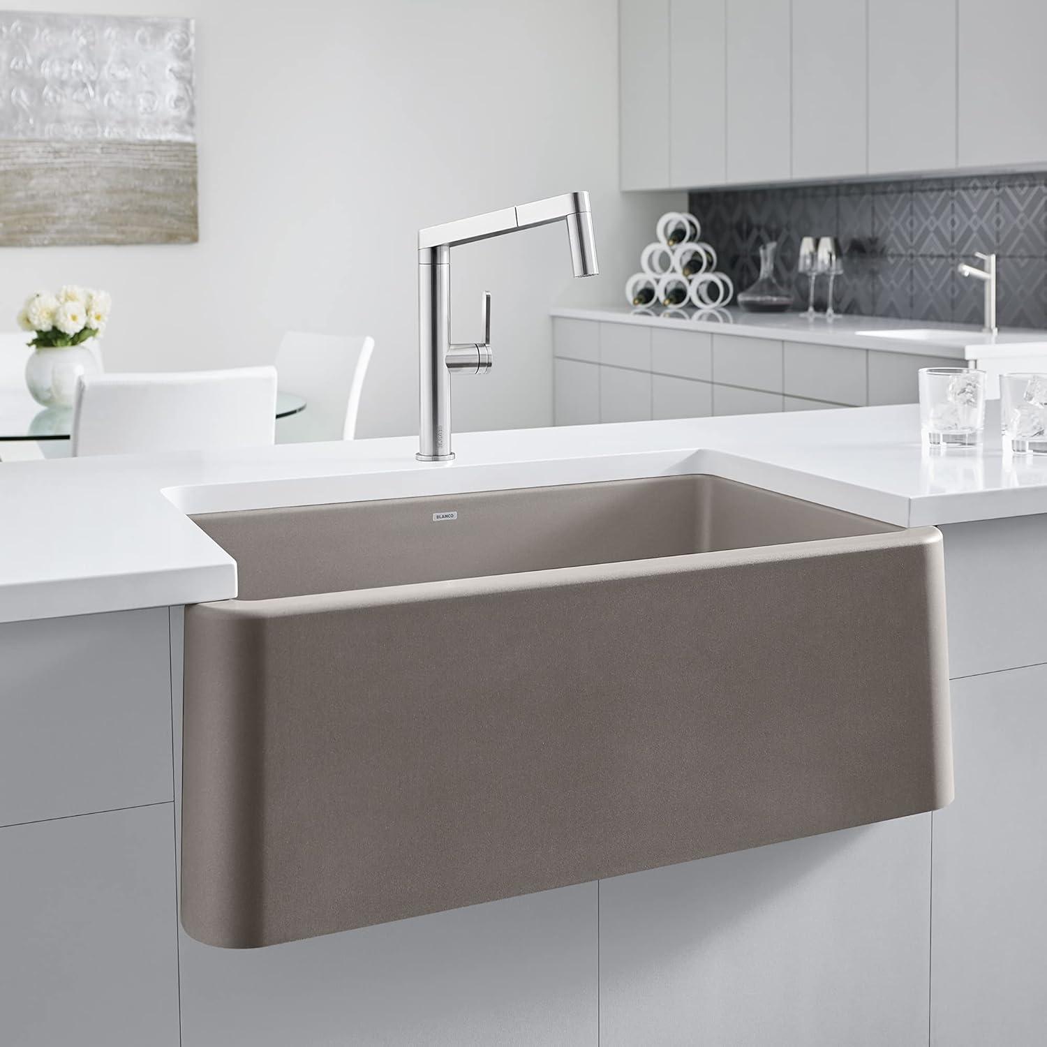 Ikon SILGRANIT 33" L x 19" W Farmhouse Sink