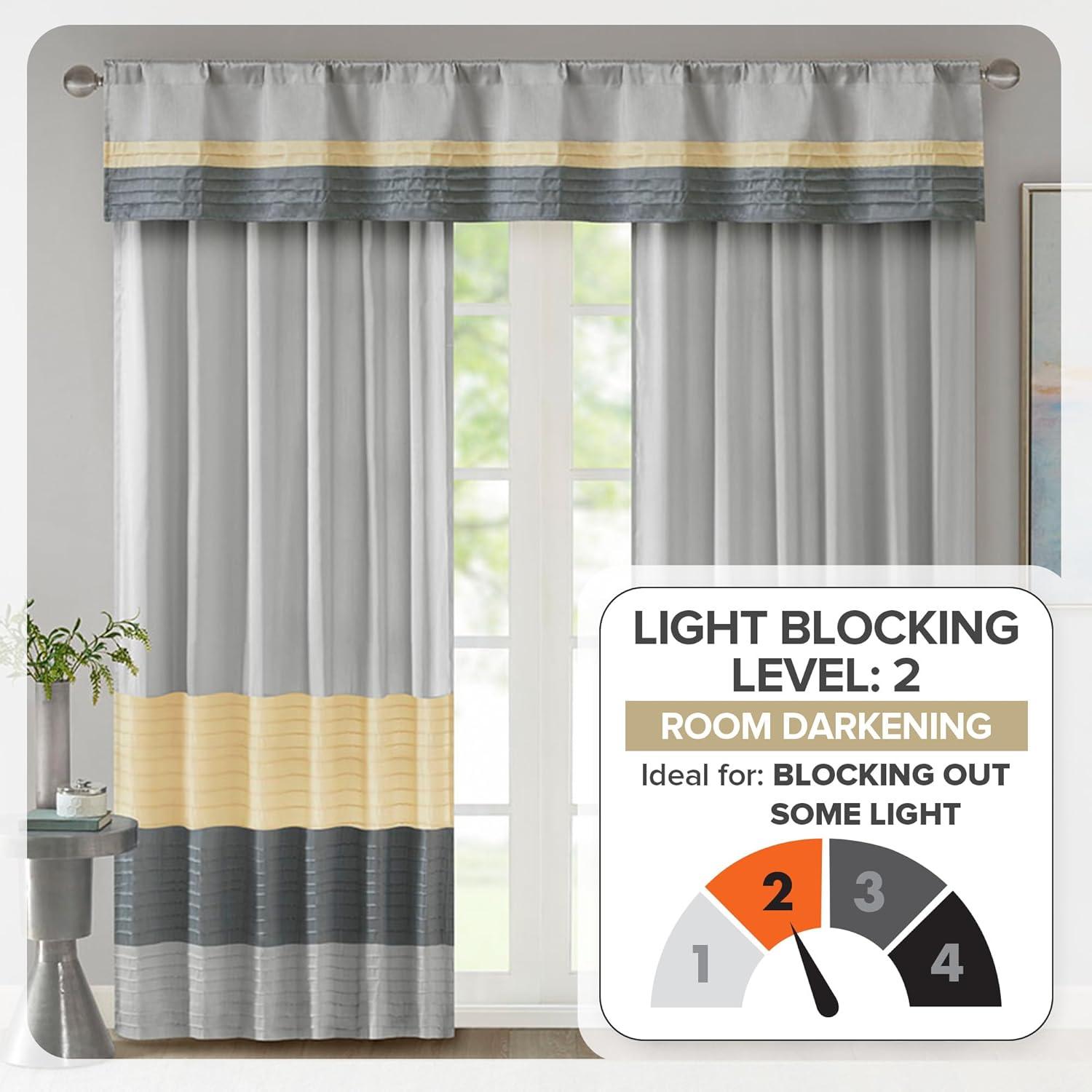 Amherst Polyoni Pintuck Curtain Panel