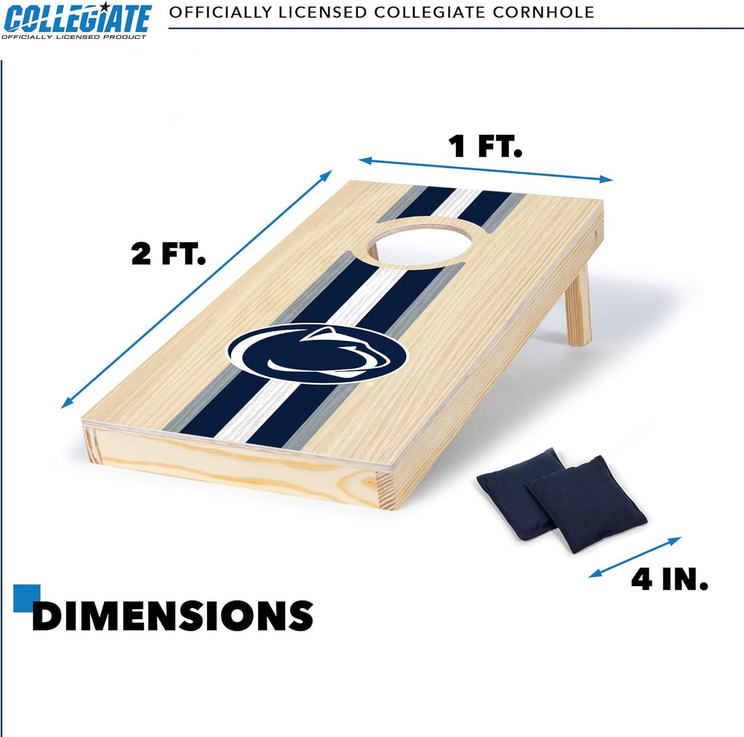 NCAA Penn State Nittany Lions 1'x2' Wood Cornhole Set