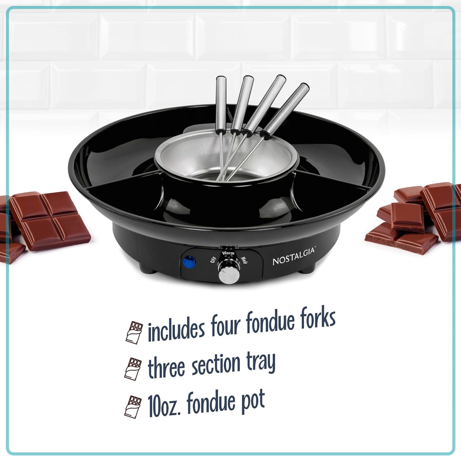 Nostalgia Nostalgia 10-Ounce Fondue Party Set