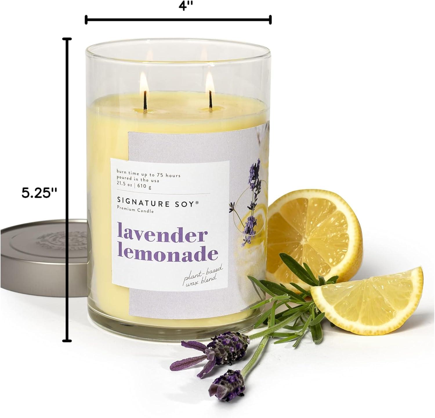 Signature Soy Signature Soy Lidded Lavender Lemonade Scented Candle