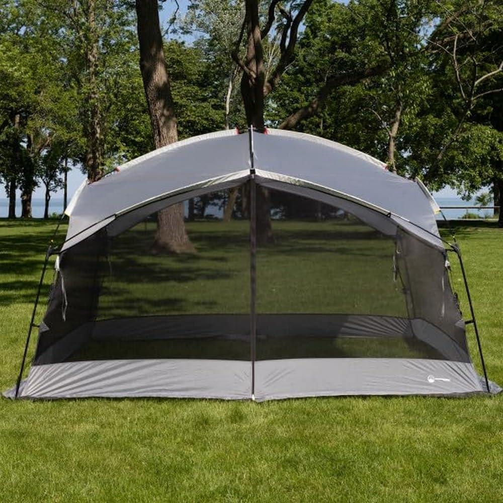 Wakeman Outdoors 12x10 Pop Up Canopy Screen Tent with Mosquito Net for Camping or Parties, Navy