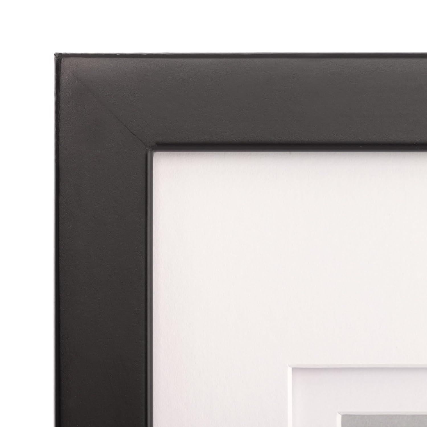 Gallery Solutions Gallery Solutions Wall Mount Or Tabletop Double Airfloat  Mat Picture Frame