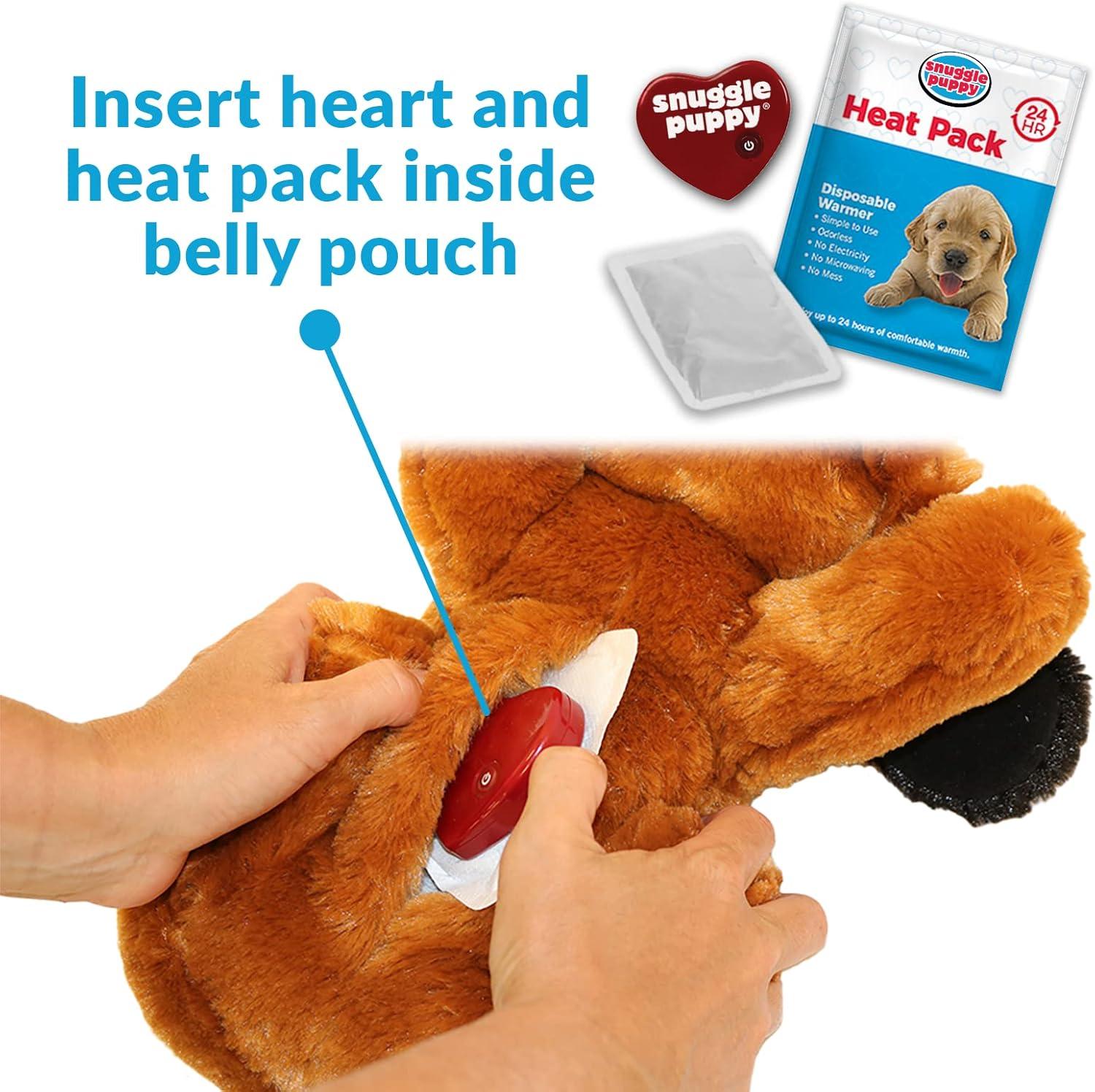 SmartPetLove Snuggle Puppy Behavioral Aid Toy, Brown and White