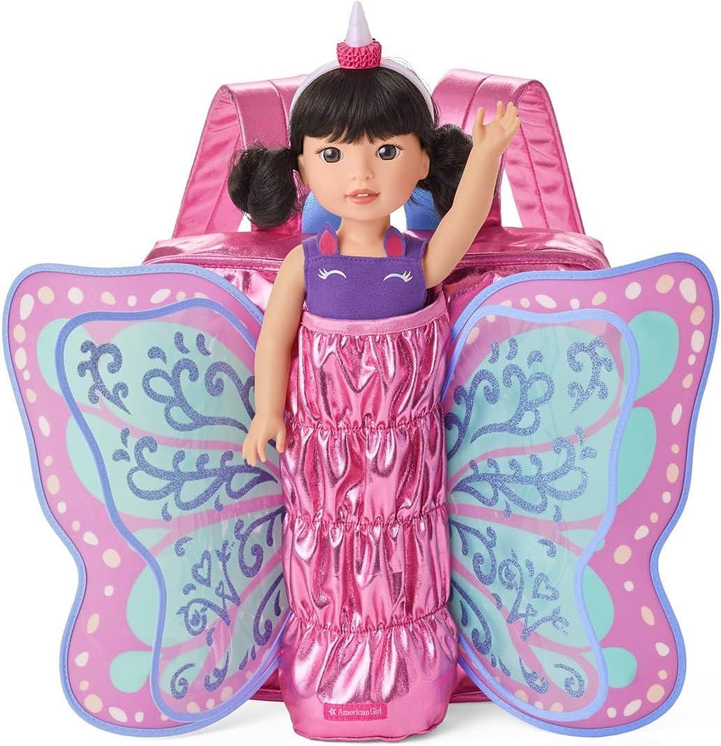 American Girl WellieWishers Pink Flutter Wings Doll Carrier for 14.5" Dolls