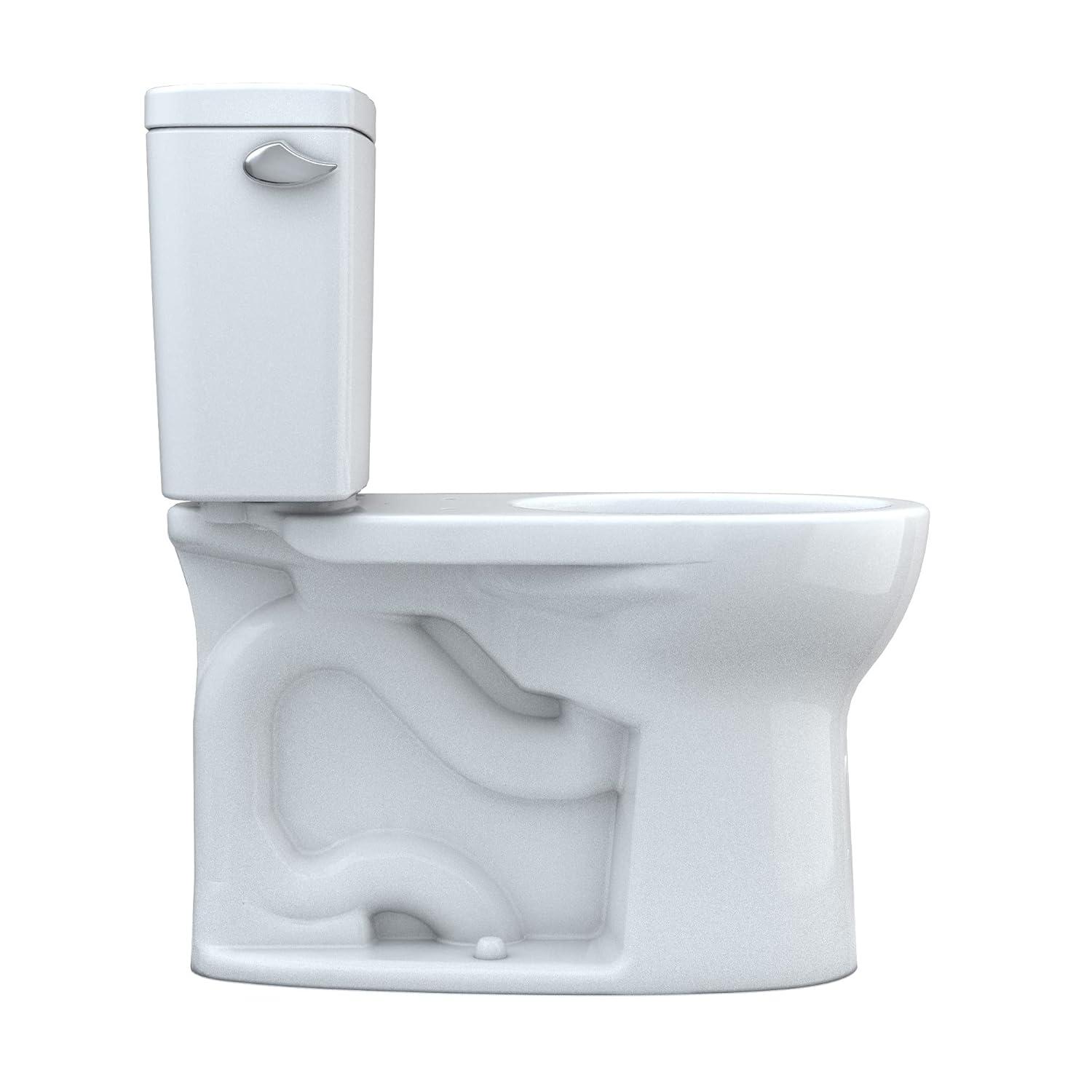 Drake Two Piece Round 1.6 Gpf Universal Height Toilet with Wax Ring