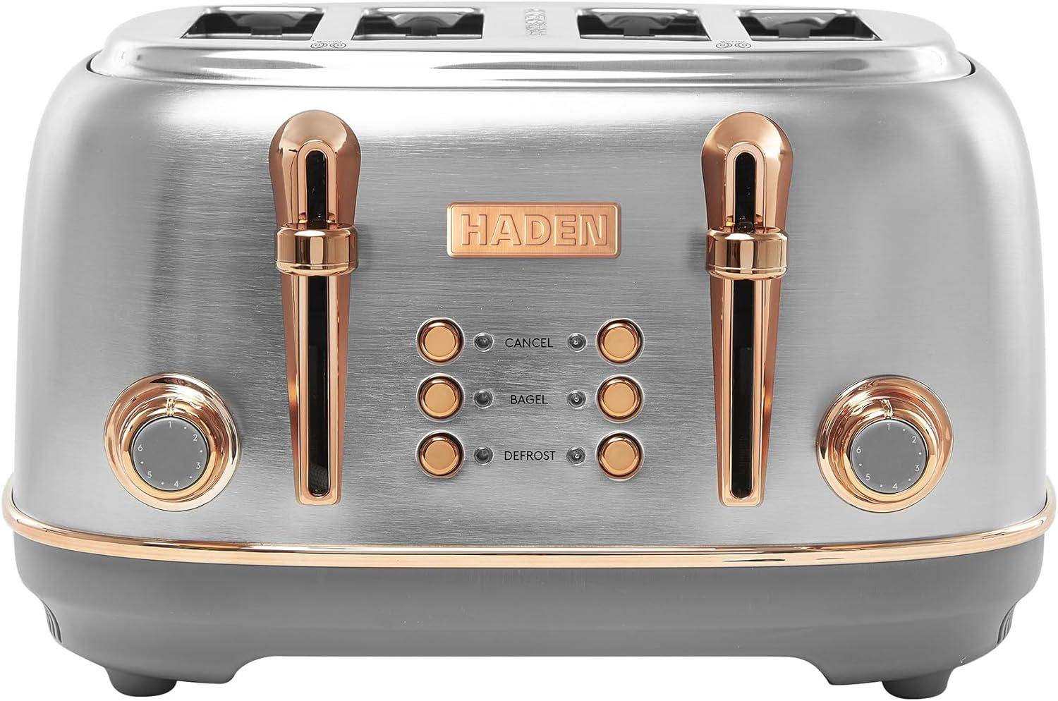 HADEN Heritage 4-Slice Wide Slot Toaster