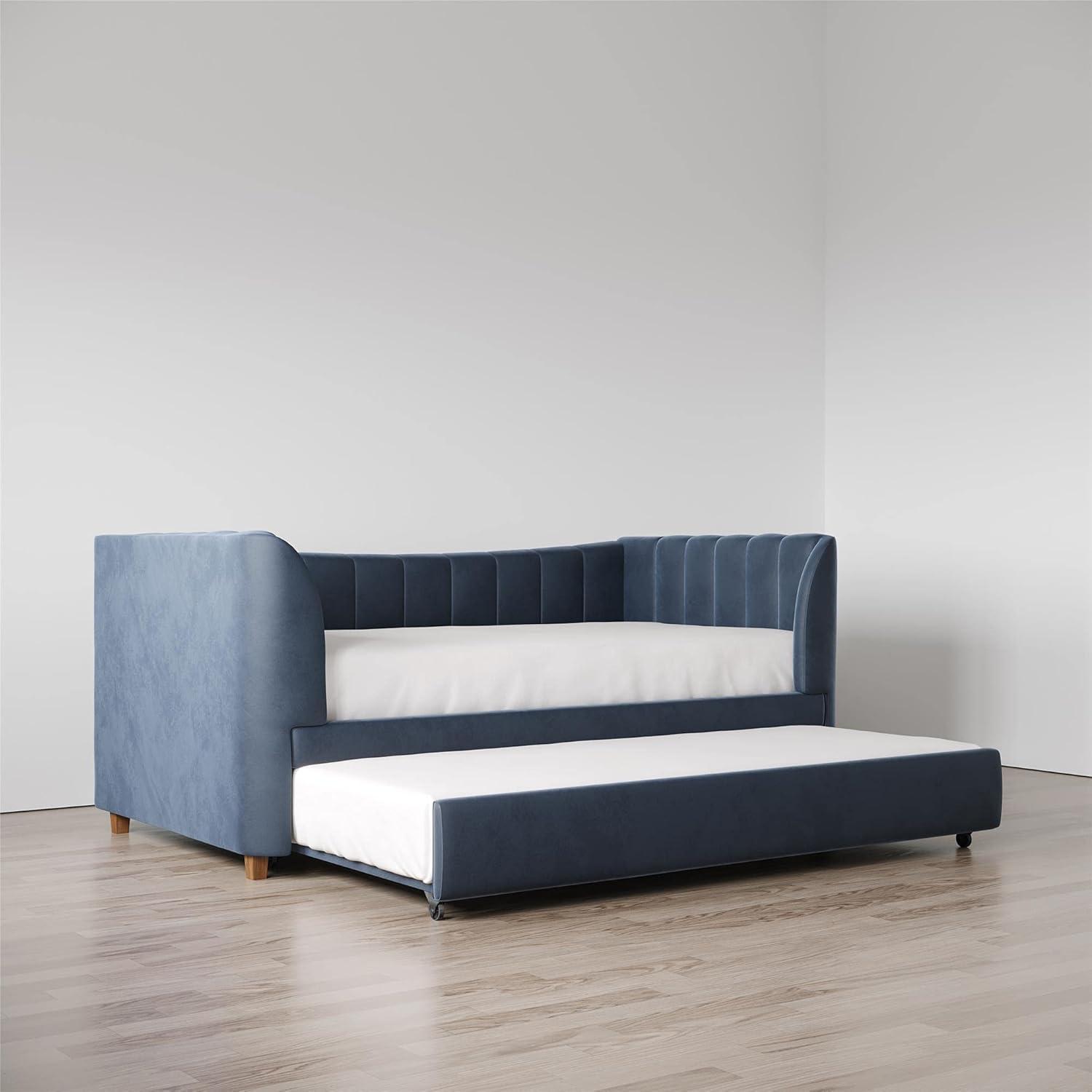 Valentina Twin Upholstered Daybed with Trundle