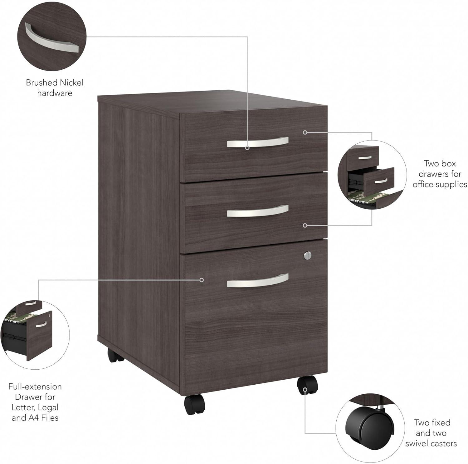 Studio C 16'' Wide 3 -Drawer File Cabinet