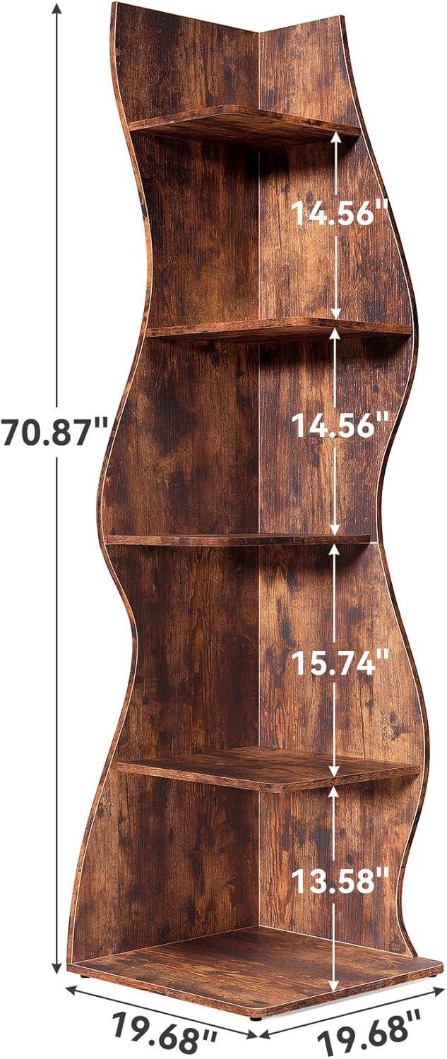Millwood Pines Arhab Corner Bookcase