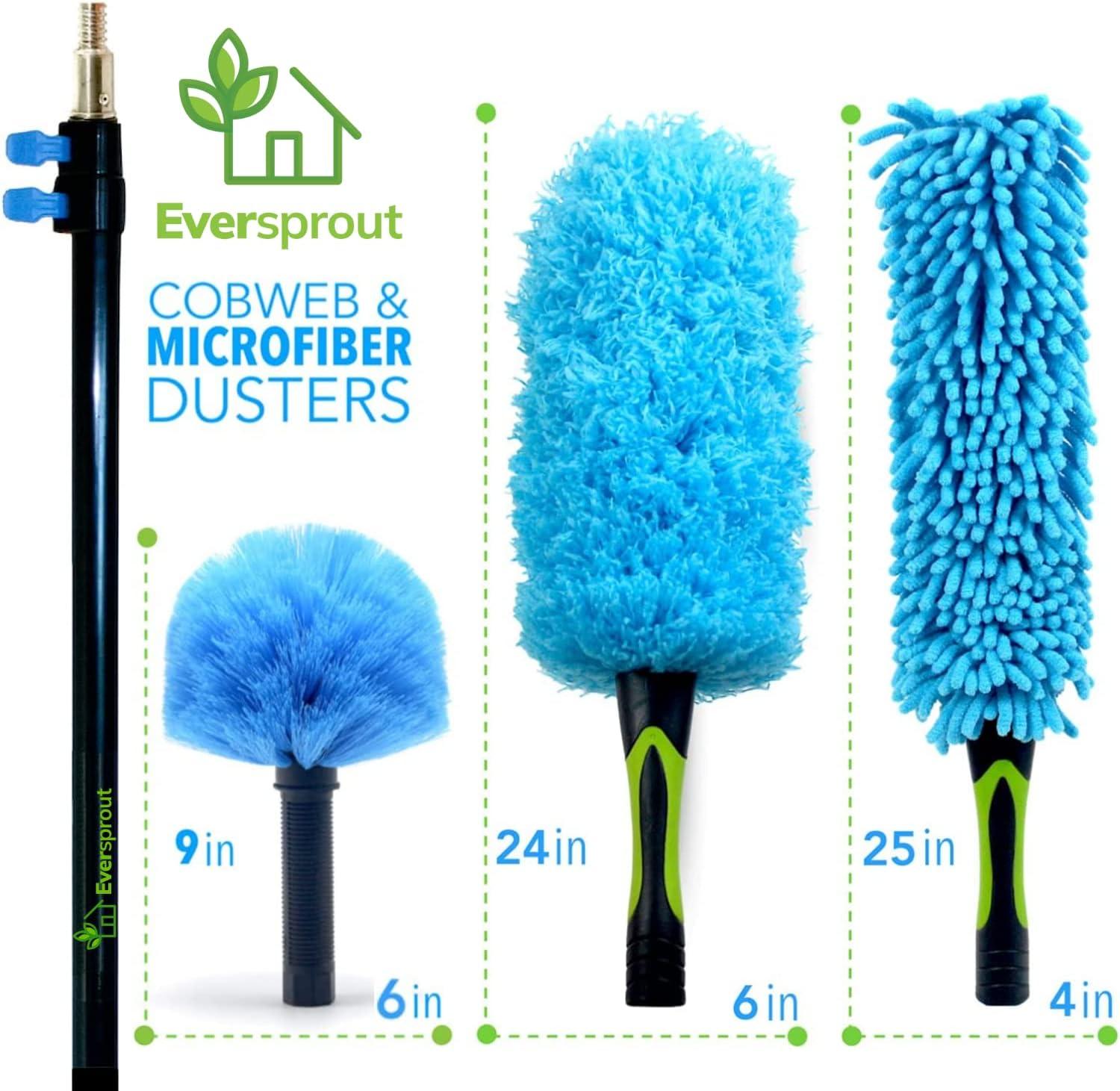 EVERSPROUT 5-to-12 Foot Duster 3-Pack with Extension-Pole