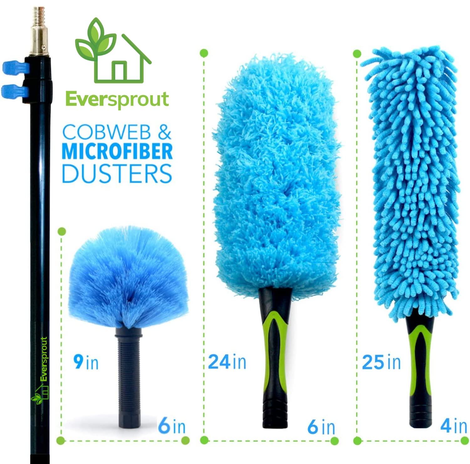 EVERSPROUT 5-to-12 Foot Duster 3-Pack with Extension-Pole