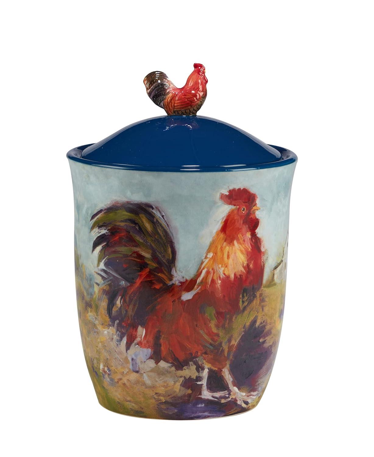 Certified International Certified International Rooster Meadow 3Pc Canister Set