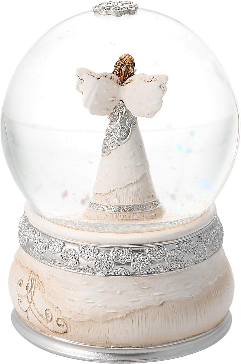 Pavilion Gift Company Elements Friends Angel Musical Waterglobe, 6-Inch/100mm, Inscription Friends Open Their Hearts Share Their Lives, Care Forever