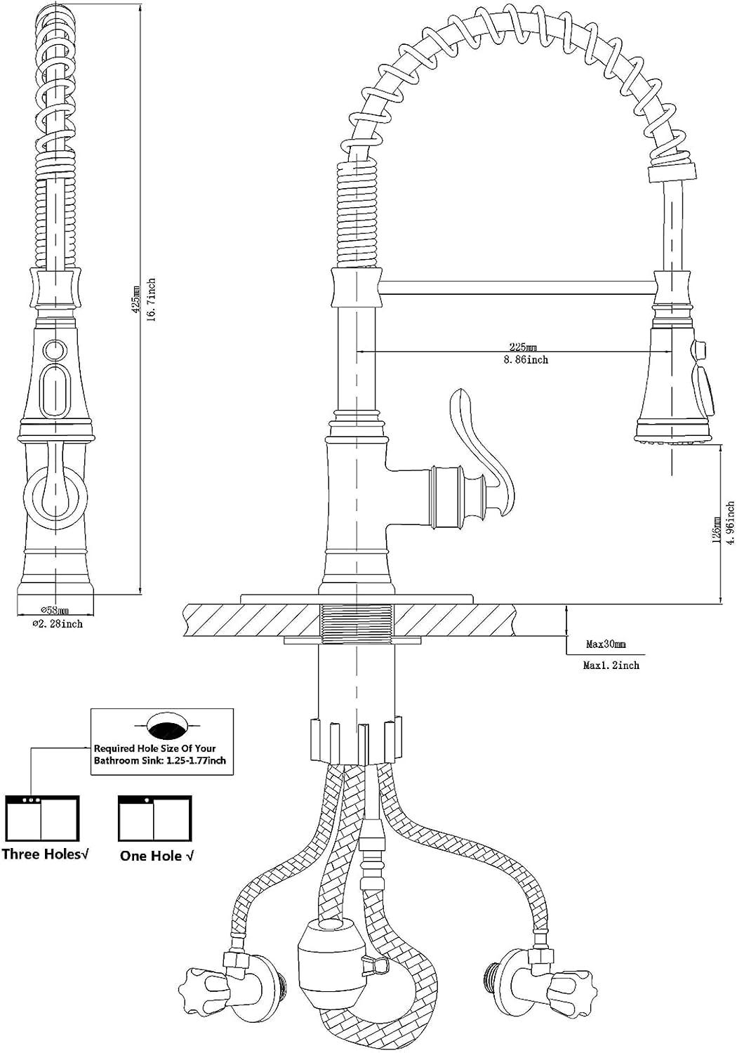 VIBRANTBATH Kitchen Faucet