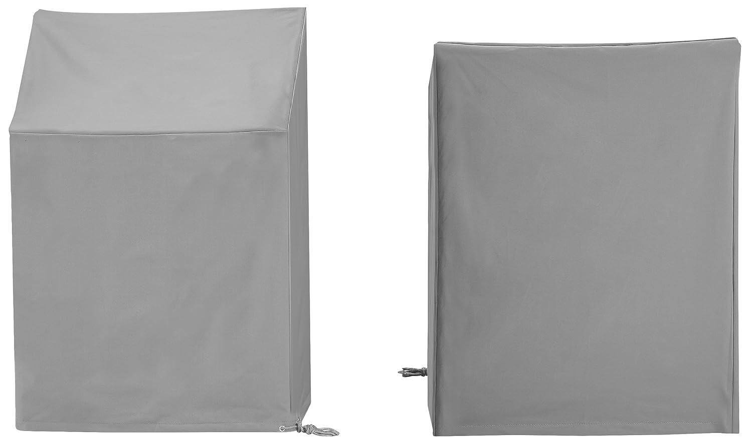 Outdoor Dining Arm Chair Furniture Cover Set, Gray - 2 Piece