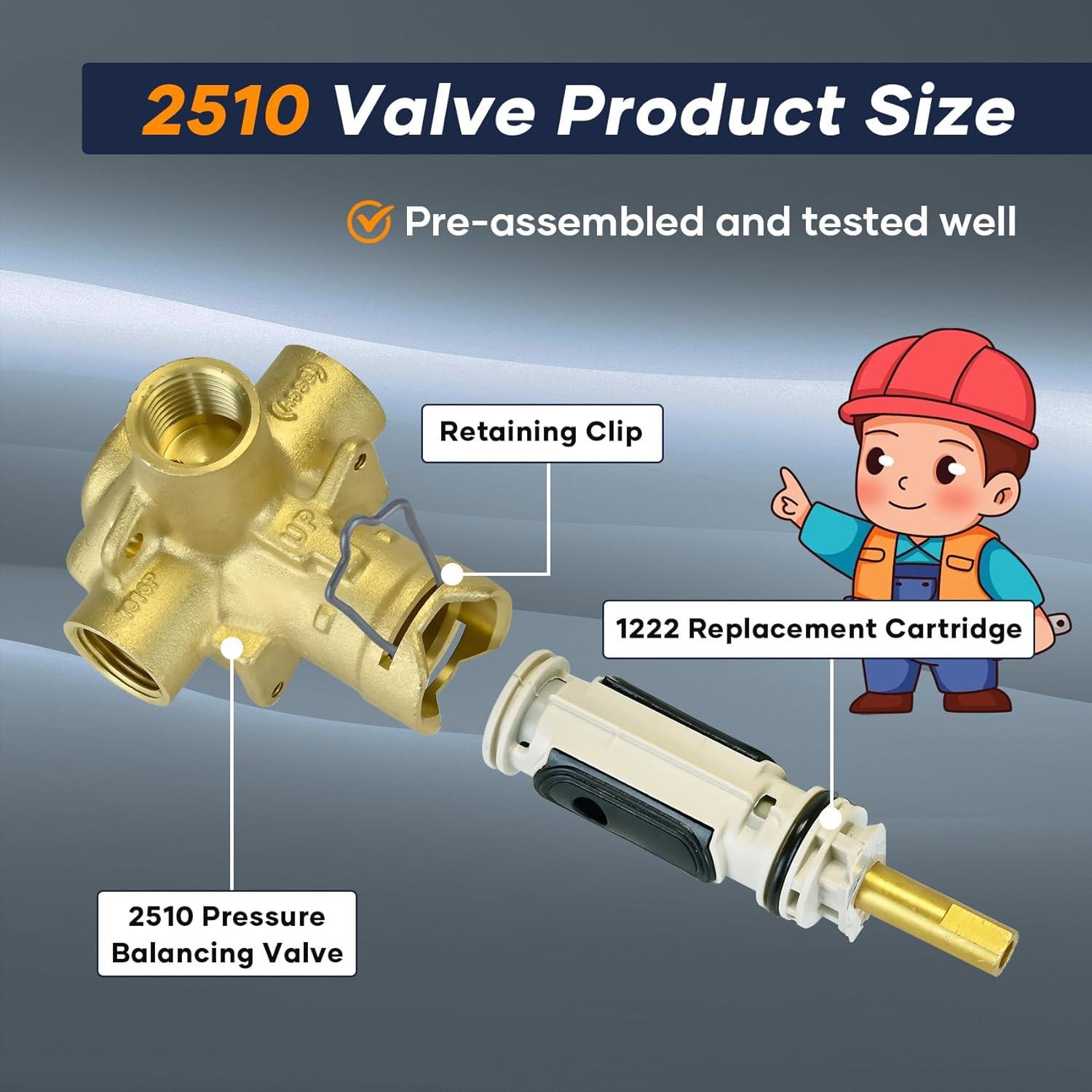 Posi-Temp Pressure Balancing Valve with IPS Connection