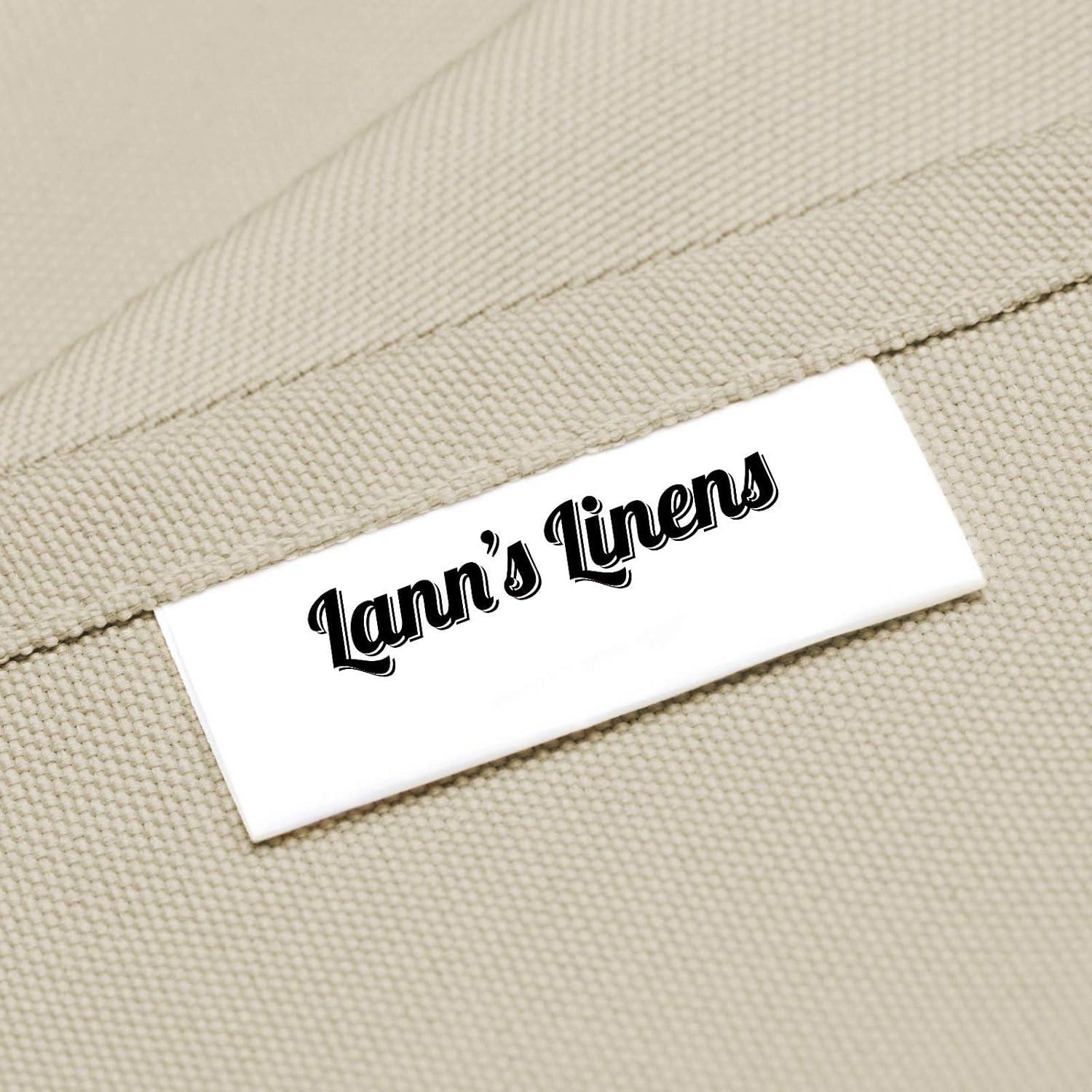 Lann's Linens Solid Color Rectangular Tablecloth (Set of 10)