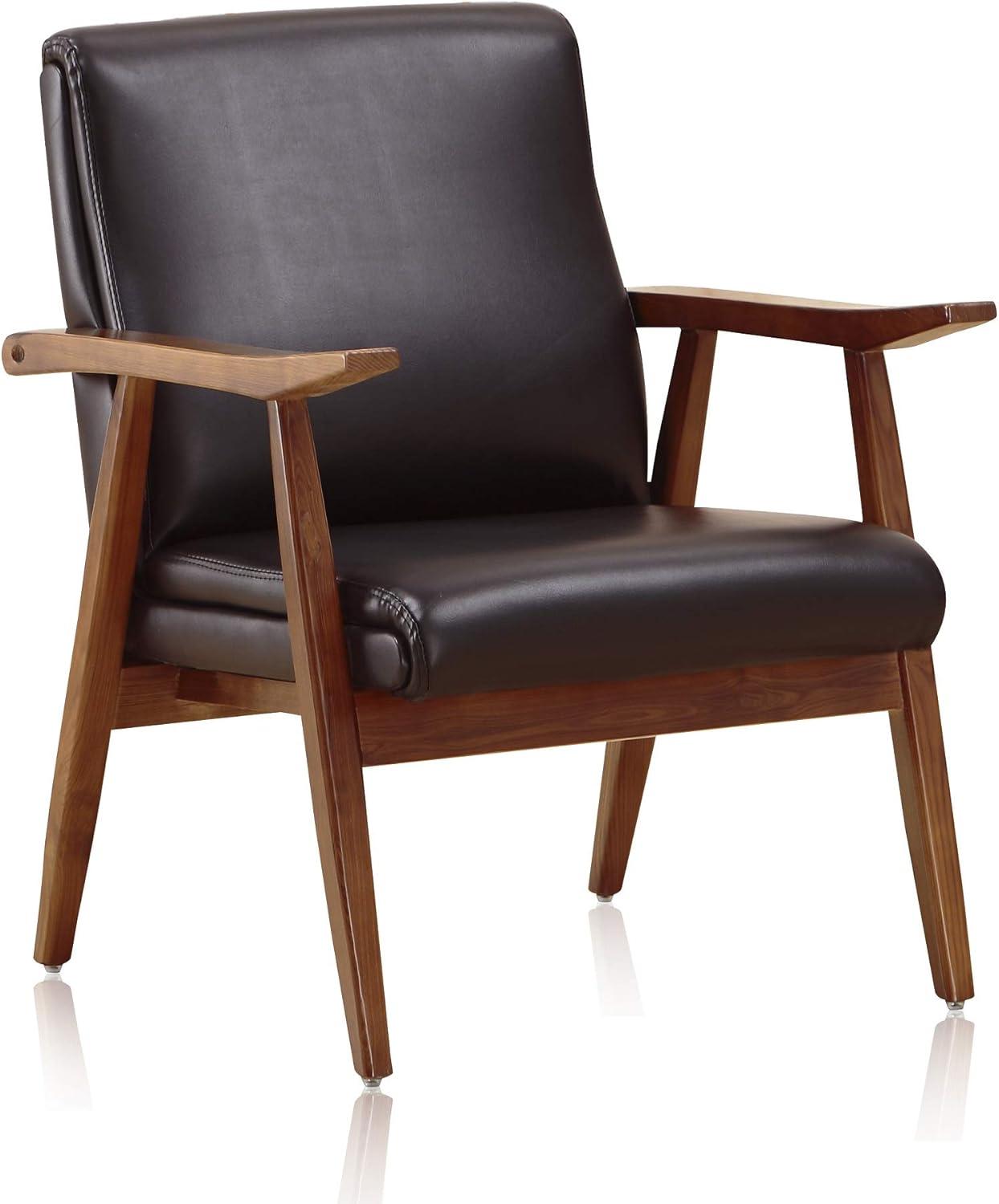 Parrett Faux Leather Armchair