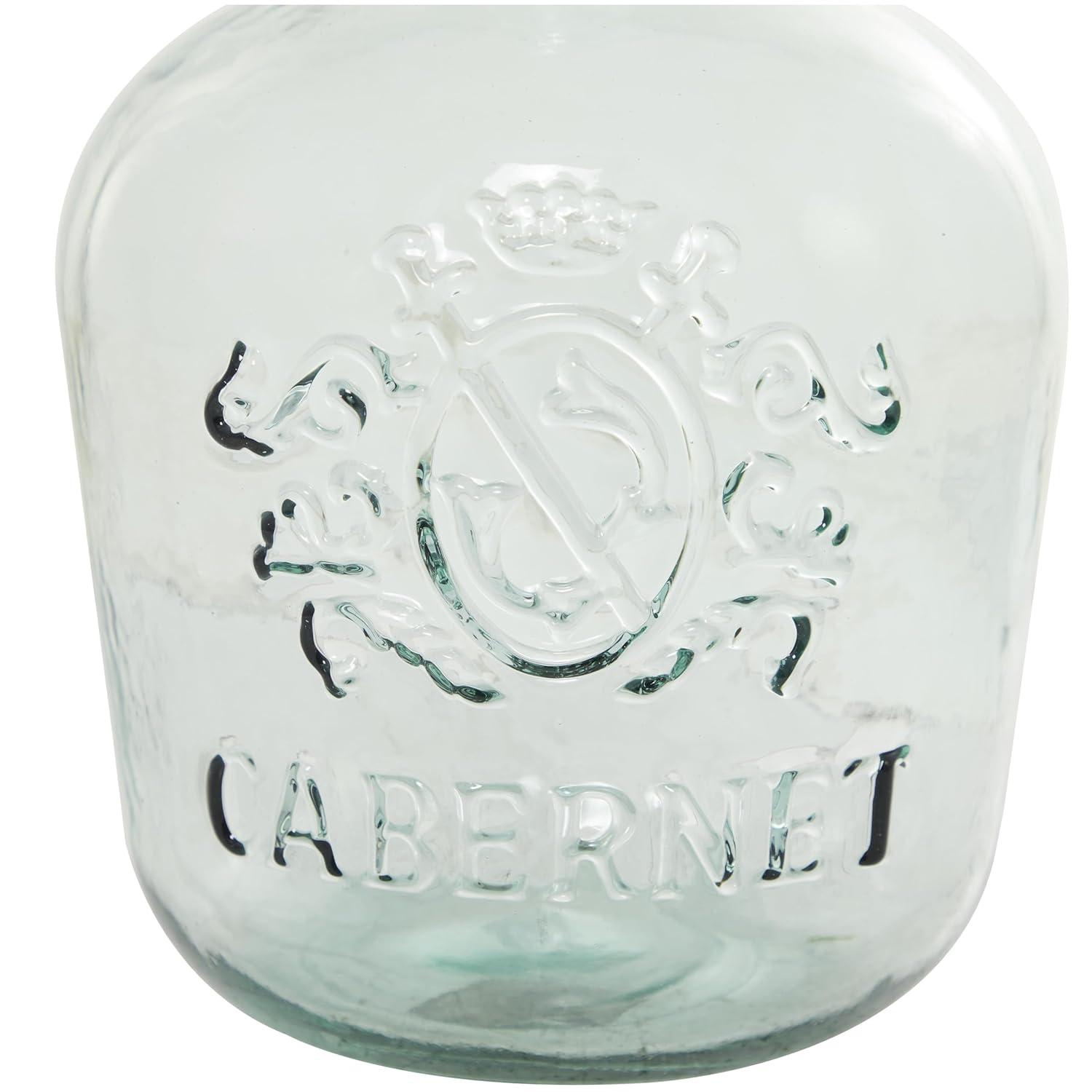 Contemporary Glass Jug Vase (17") - Olivia & May