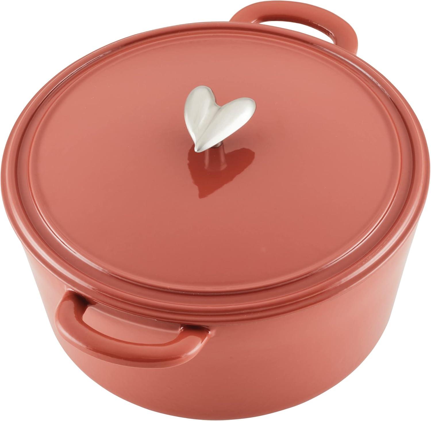 Redwood Enameled Cast Iron 6-Quart Dutch Oven with Lid