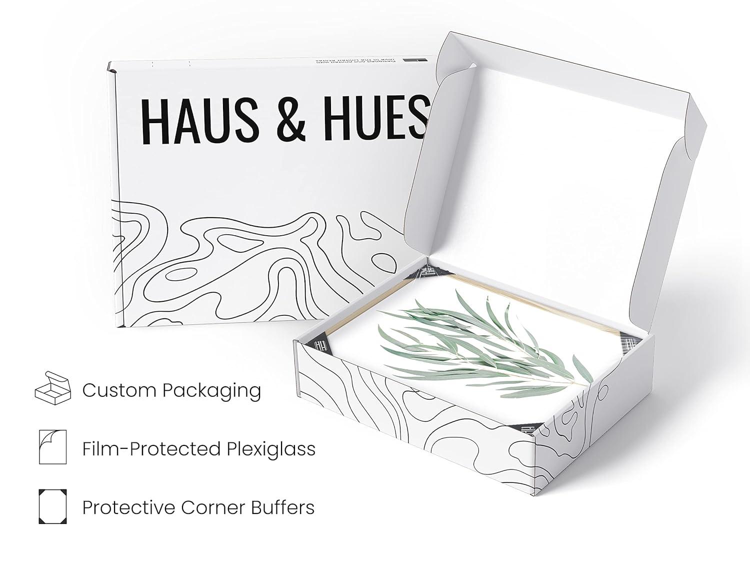 IDEA4WALL Minimal Botanical " IDEA4WALL Framed Pastel Green Forest Leaf Variety Wall Art, Set Of 4 Nature Wilderness Wall Decor Prints, Botanical Floral Wall Decor For Living Room, Bedroom " 4 - Pieces