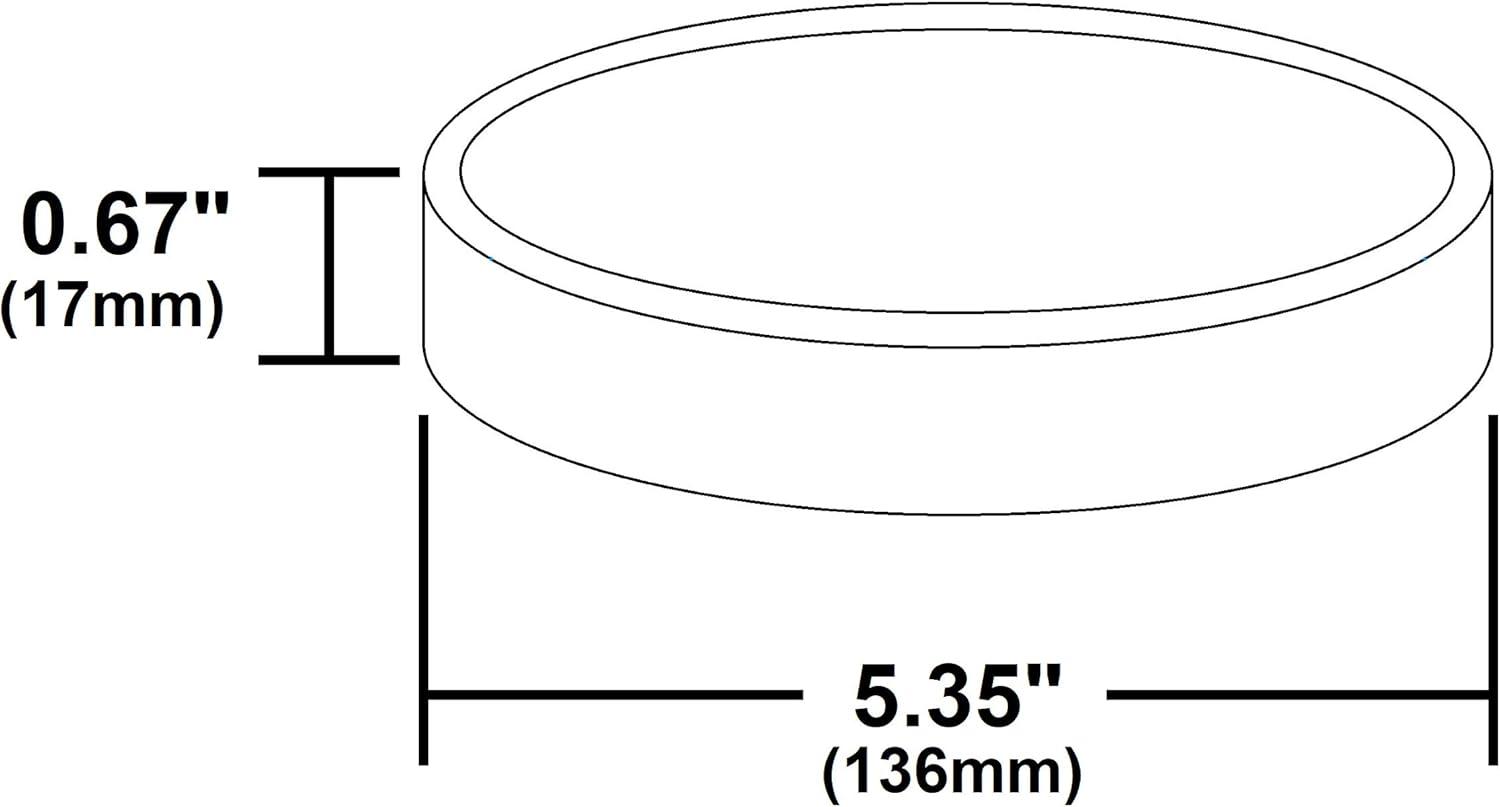 Dimmable Circle Flush Mount