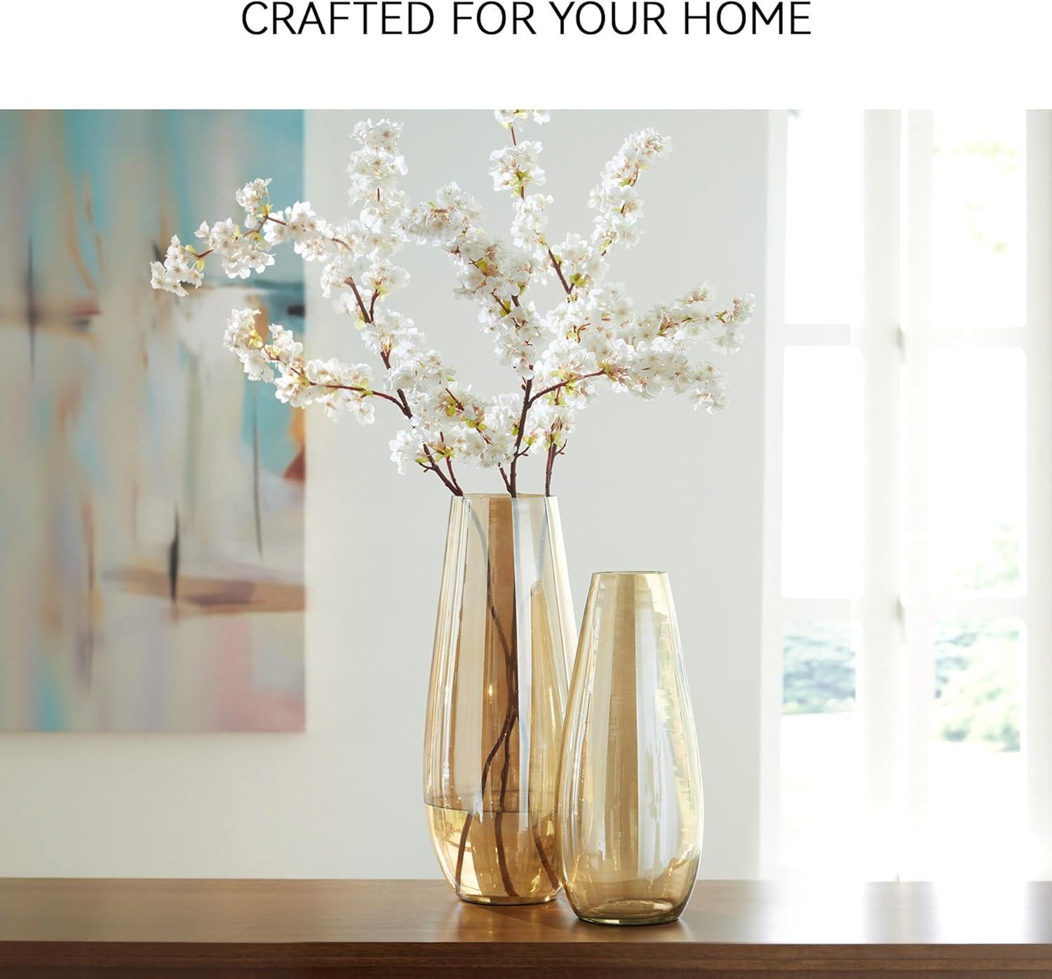 Signature Design by Ashley Rhettman 15" Glass Vase, Amber