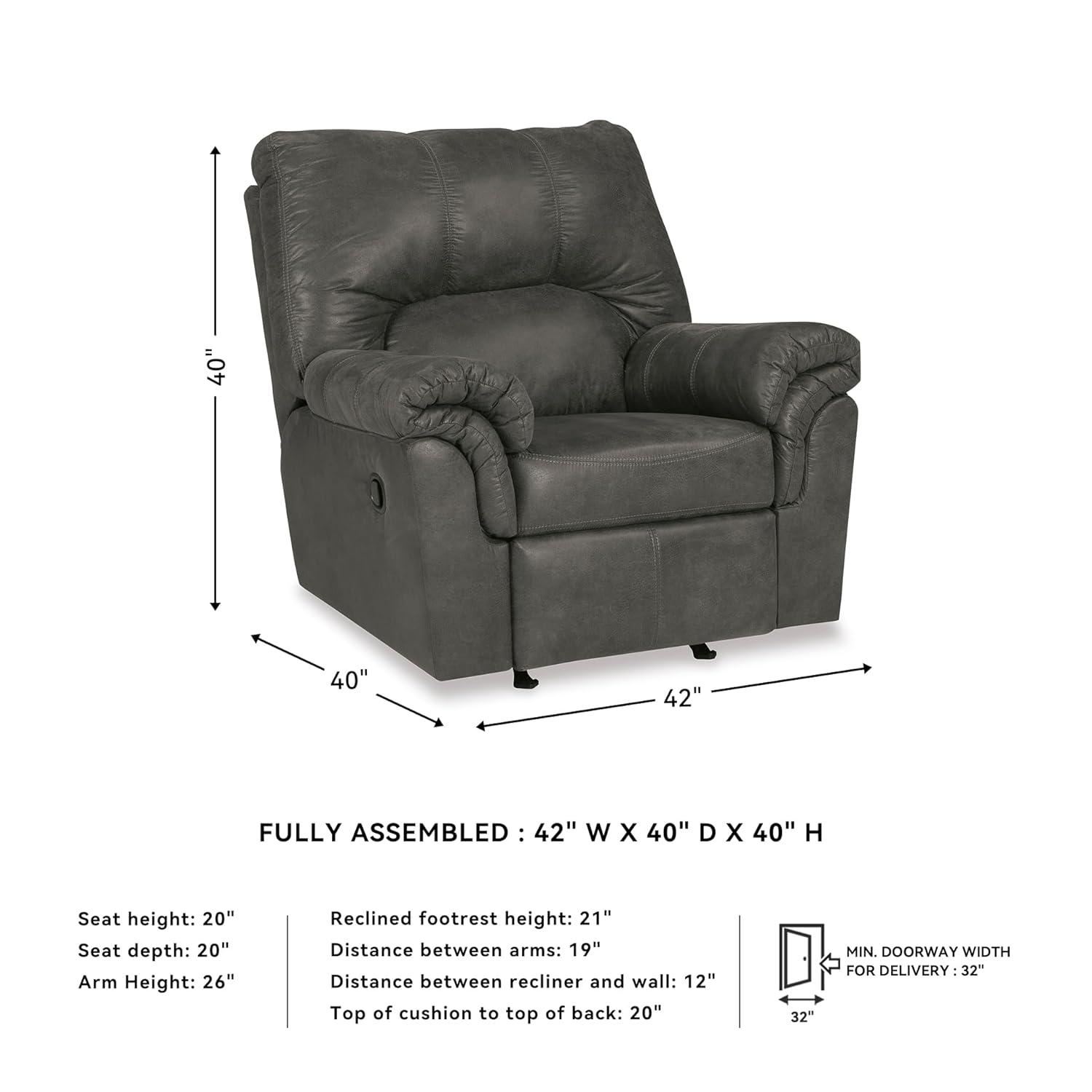 Antolin Faux Leather Recliner