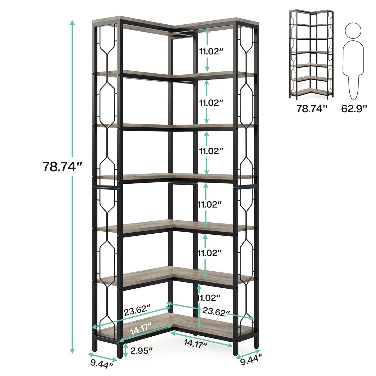 Everly Quinn Edlira Etagere Storage Bookcase