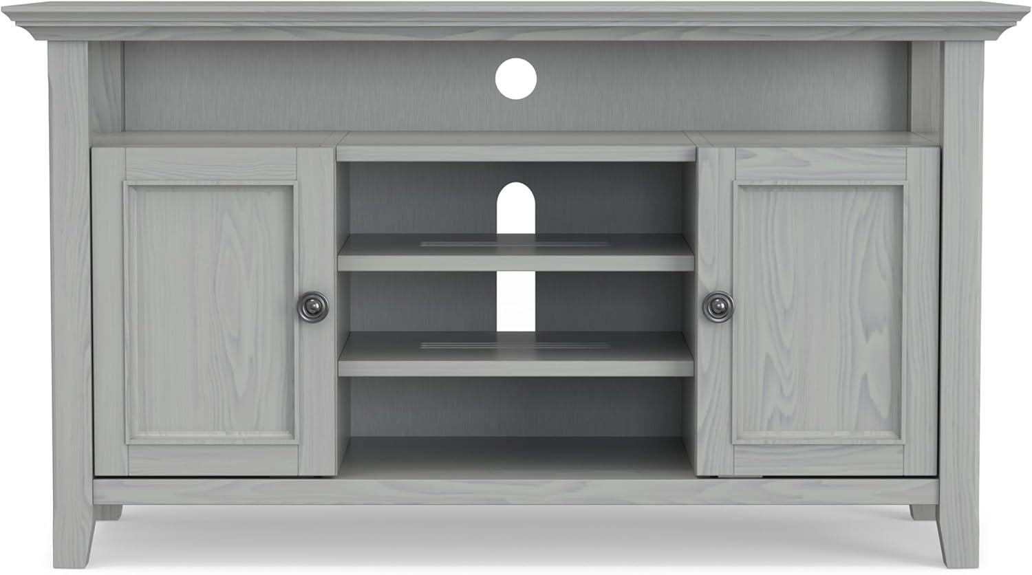 Simpli Home Amherst SOLID WOOD TV Media Stand  For TVs up to 60 inches