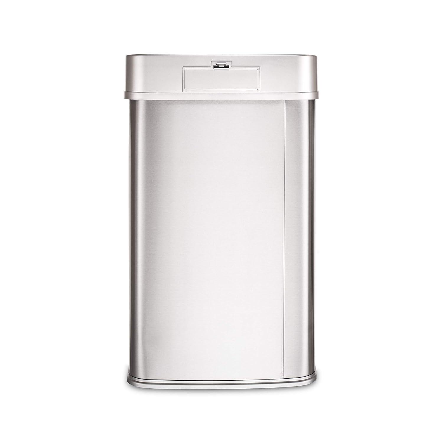 Nine Stars 13.2 Gallon Stainless Steel Motion Sensor Trash Can