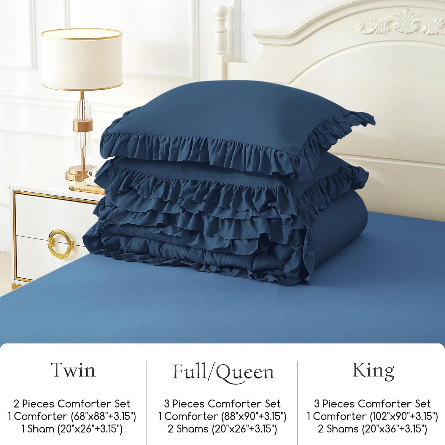 Lush Decor Cotton Duvet Cover Set