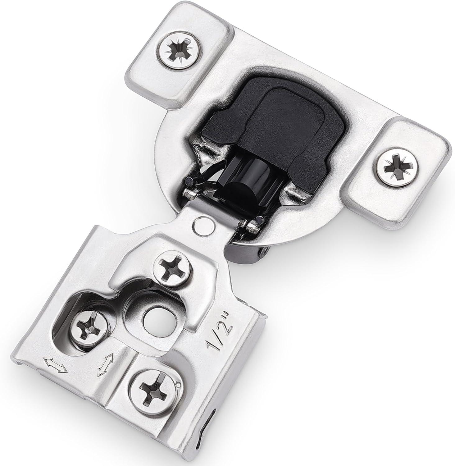 Decobasics 105 Degree 3 Way Adjustability 1/2" Overlay Hinge